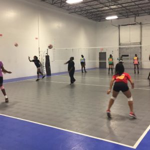 Photo of a team in practice