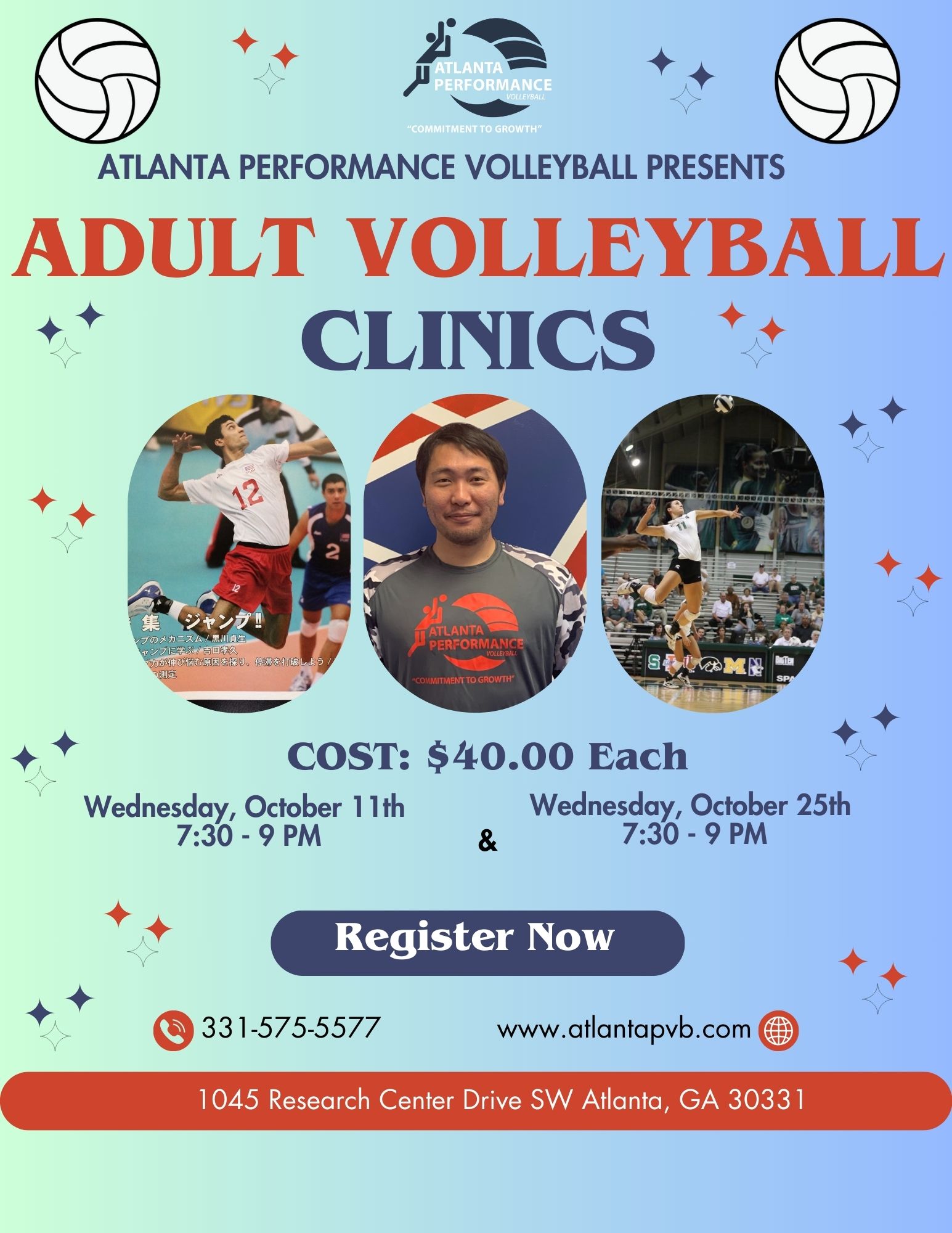 Adult Volleyball Clinics