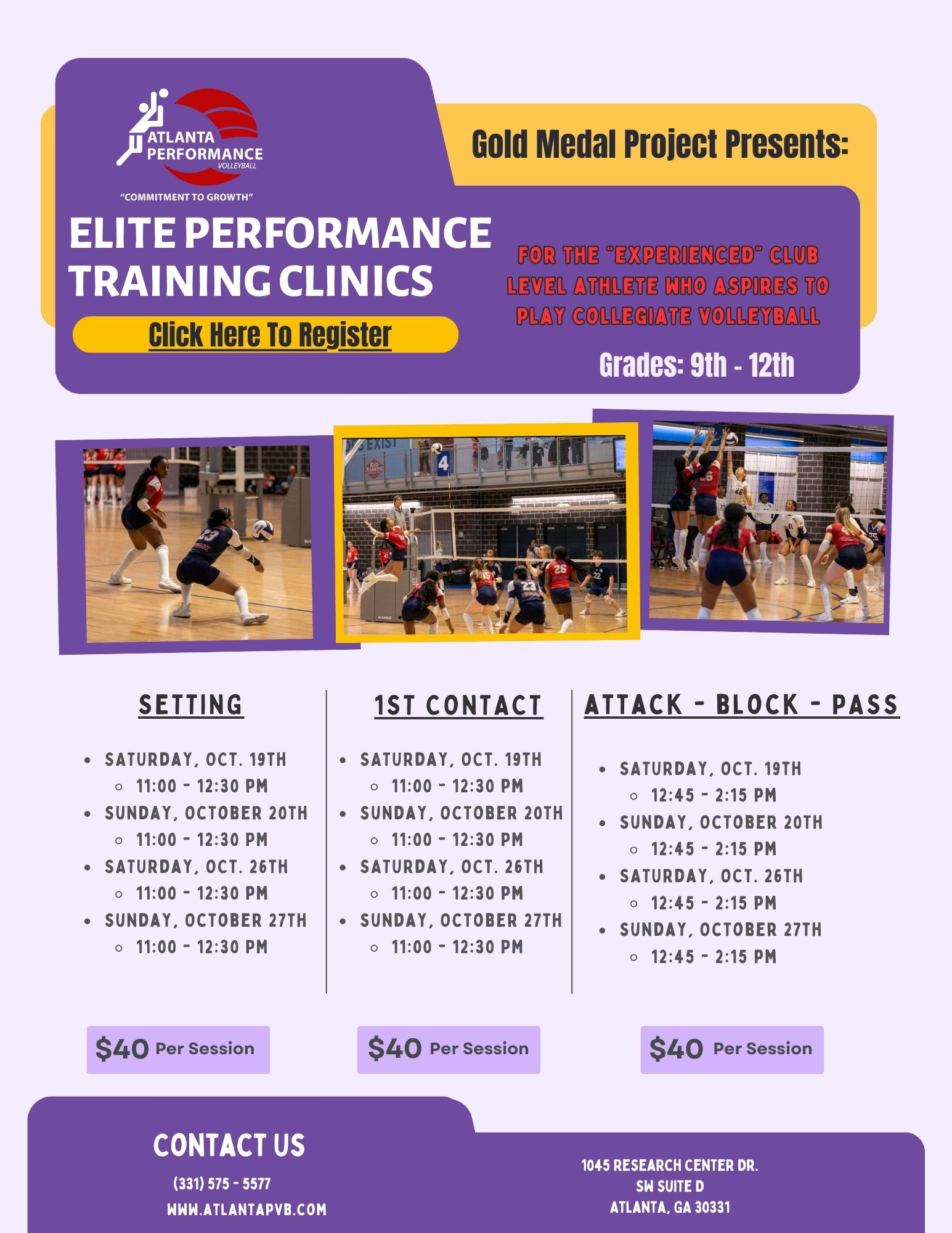 Elite Performance Training Clinics