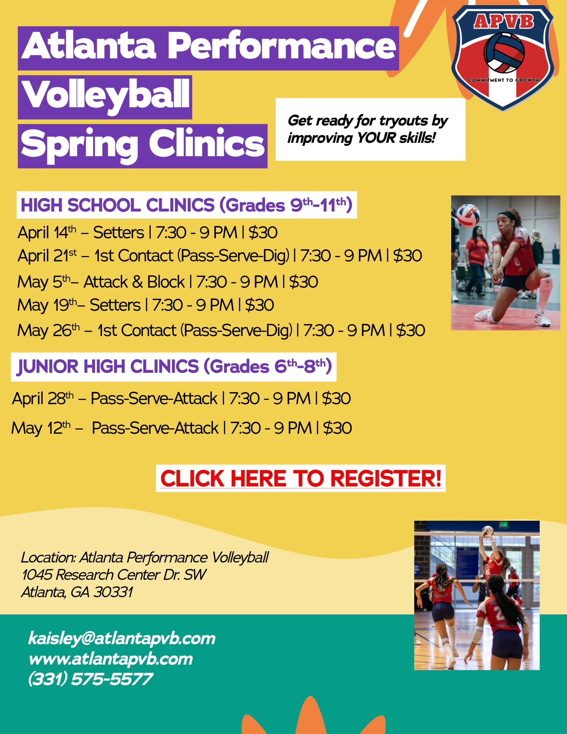 2026 APVB Spring Flyer