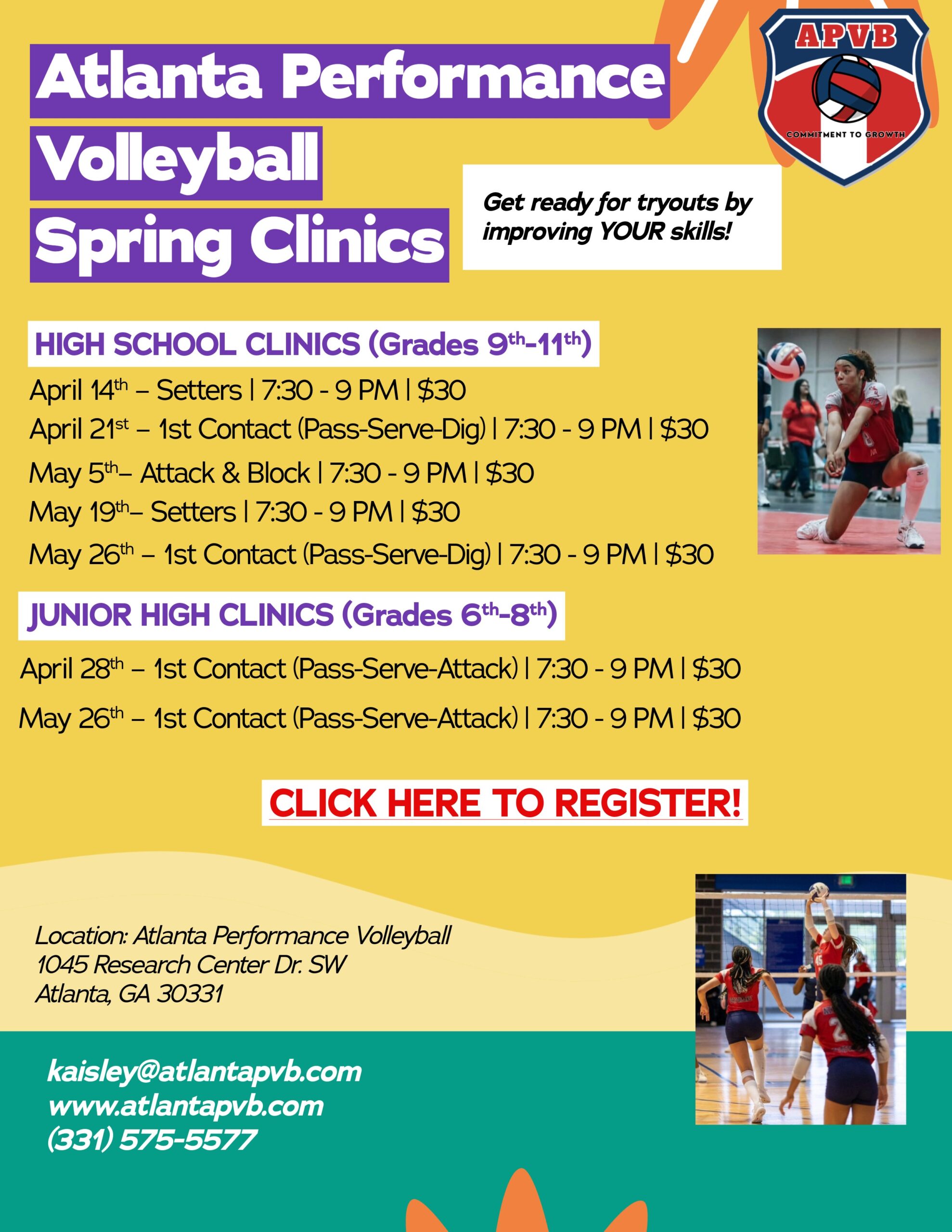 2026 APVB Spring Flyer