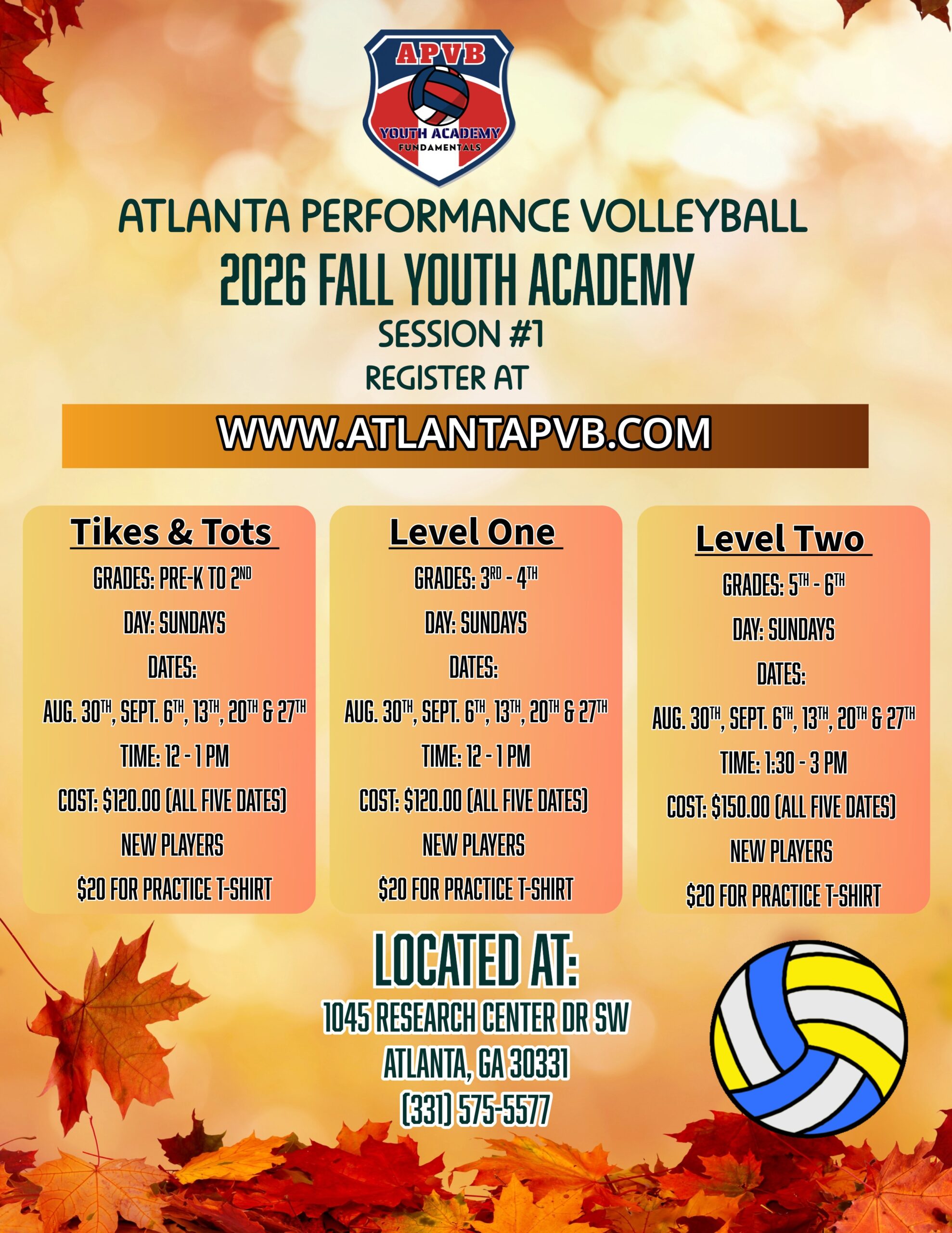 Youth Academy Fall Session #1