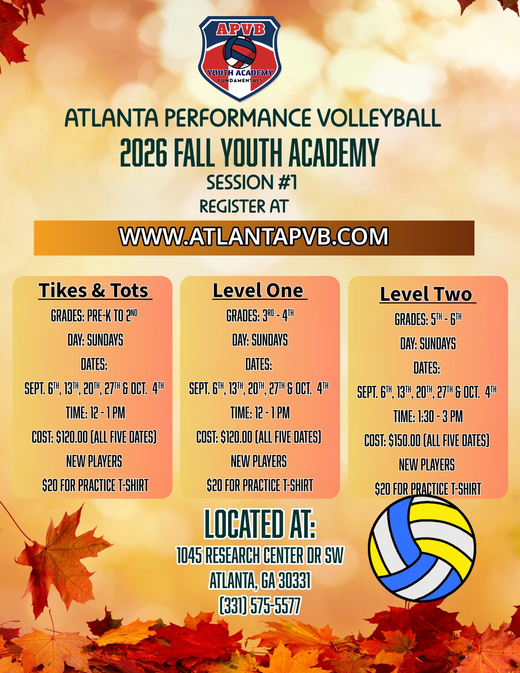 Youth Academy Fall Session #1